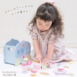 【Mother garden】木製玩具 公主風 緞帶甜點套組(家家酒玩具第一品牌)