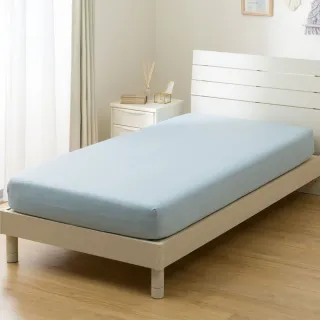 【NITORI 宜得利家居】極致涼感 伸縮床包 N COOL WSP BL D2518 雙人加大(極致涼感 N COOL 伸縮床包)