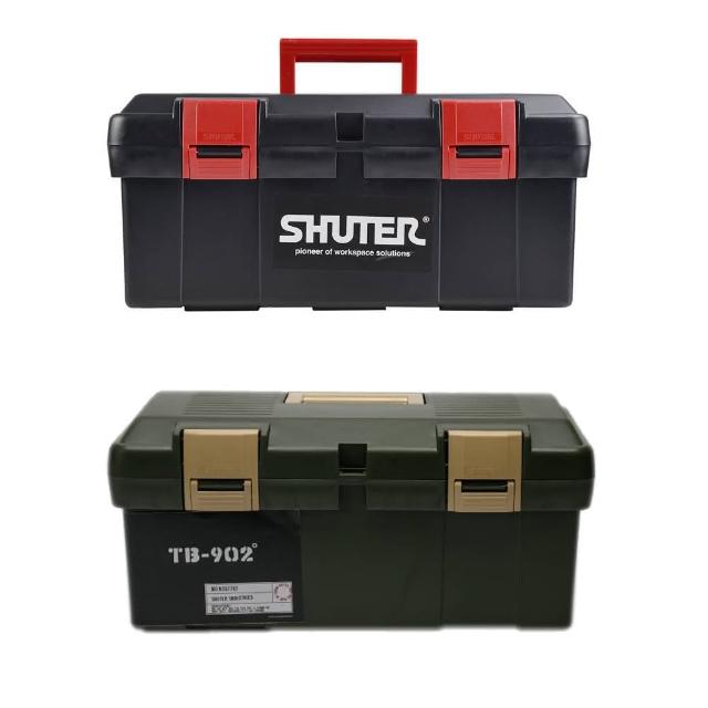 【SHUTER 樹德】工具箱 紅黑 / 軍綠 /組 TB-902
