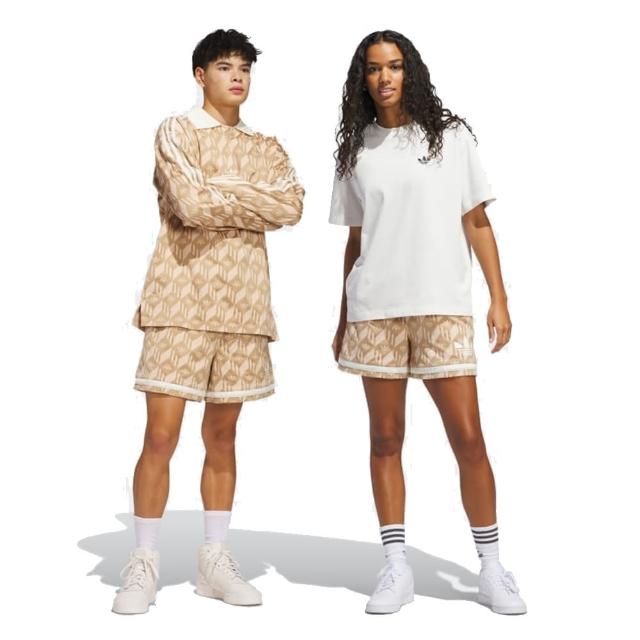 【adidas 愛迪達】運動短褲 Jacquared Short 男女 - JP0650