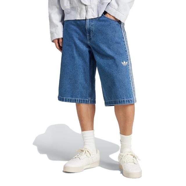 【adidas 愛迪達】牛仔丹寧 運動短褲 FIREBIRD SHORT 男 - JC6235