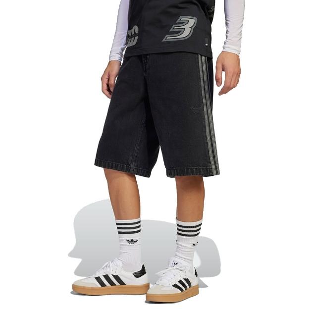【adidas 愛迪達】牛仔丹寧 運動短褲 FIREBIRD SHORT 男 - JC6719