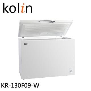【Kolin 歌林】300L 上掀式/臥式冷凍櫃(KR-130F09-W)