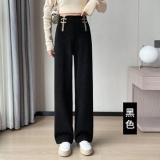 【紐約精品】現貨+預購 休閒褲寬管長褲(復古燈芯絨高腰垂感女褲子6款a1jf31)