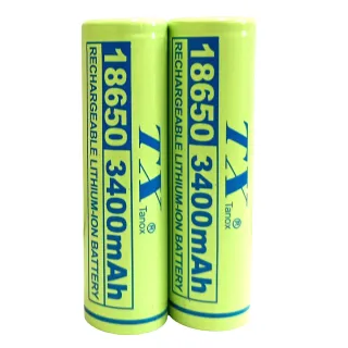 【TX 特林】台灣安全認證18650鋰充電池3400mAh-2入(T-Li3400-2)