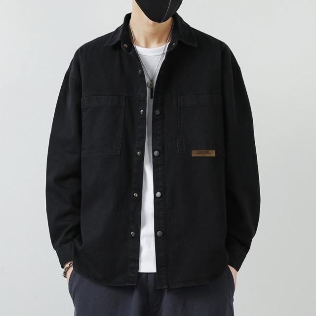 【時尚巴黎】現貨+預購 工裝外套休閒夾克(水洗棉質男外套5色74kn58)