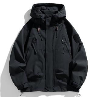 【時尚巴黎】現貨+預購 衝鋒衣防風夾克(連帽機能防水防風男女外套4色74kn9)