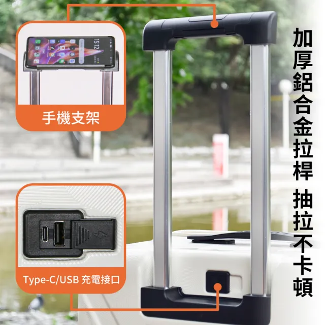 【LUDWIN 路德威】29吋前開式&中開式5輪胖胖箱行李箱(多色多款任選)
