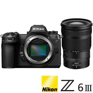 【Nikon 尼康】Z6 III Z6M3 KIT 附 Z 24-120mm F4 S(公司貨 全片幅微單眼相機 6K Z63)