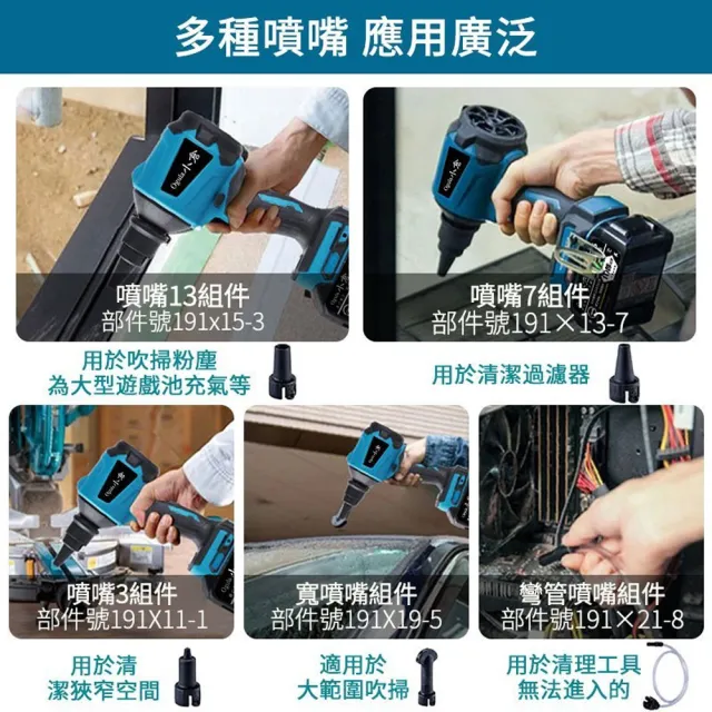 【Ogula 小倉】空氣槍 吹塵槍 除塵槍 風槍（10000M五節一電）(吸吹兩用/純銅電機/豪華全套配件/一機多用)