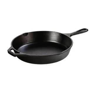 【LODGE】美國製圓形鑄鐵平底煎鍋/烤盤-27cm (鑄鐵煎盤/鑄鐵煎鍋/平底鍋/煎烤鍋/L8SK3)