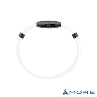 【&MORE 愛迪莫】X5 特仕版鈦鍺手環(槍灰-純白/健康/迴圈/送禮/禮盒)