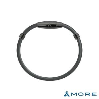 【&MORE 愛迪莫】X5 特仕版鈦鍺手環(槍灰-鐵灰/健康/迴圈/送禮/禮盒)