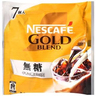 【Nestle 雀巢】Gold咖啡球-無糖11gx7入/袋