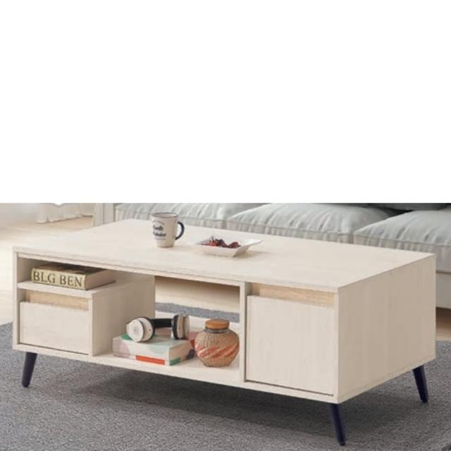 【AS 雅司設計】AS雅司-溫瑪雙色4尺茶几-120*60*47cm
