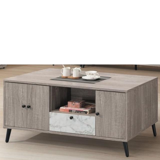 【AS 雅司設計】AS雅司-納斯比4尺雙面茶几-121*60*52cm