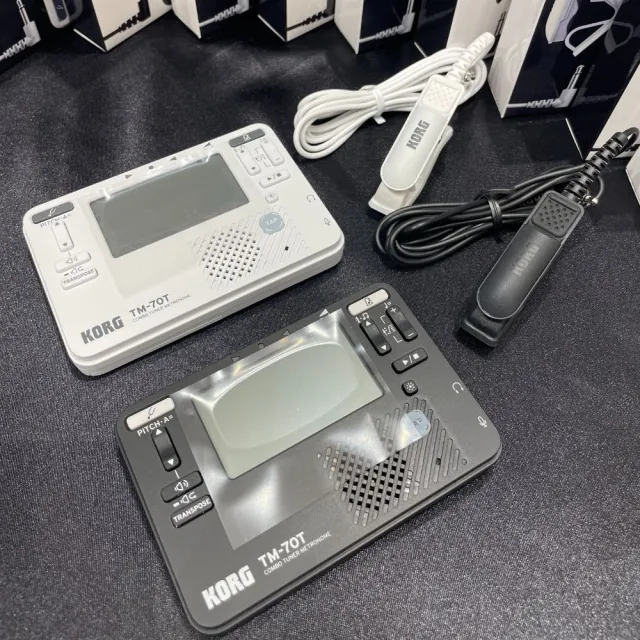【KORG】TM-70C 調音器/節拍器+CM400 拾音夾(日本製造直送 ! 可隨身攜帶 ! 可視性再優化)
