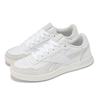 【REEBOK】休閒鞋 Court Advance 女鞋 白 灰 復古 小白鞋(100228695)