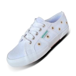 【SUPERGA】美好運動 休閒鞋 2750 EMBROIDERY LINEN SUNFLOWER 25SS(S61436W-A03)