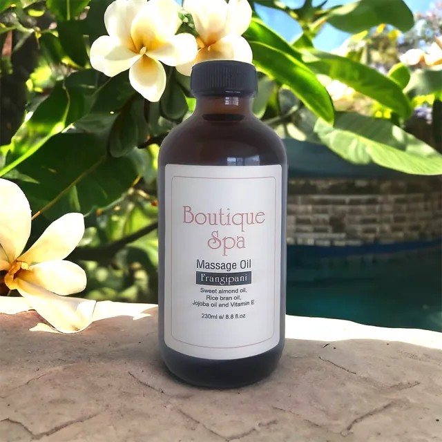 【Boutique Spa】下單贈椰子油1瓶 - 南國雞蛋花按摩油 230ml l(嗅覺帶你去渡假 -)