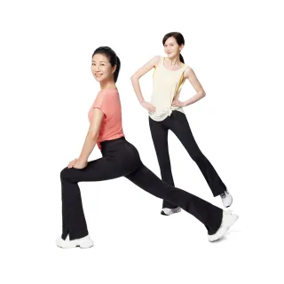 【PP 石墨烯】石墨烯塑崩律動褲2件(靴型款 女人我最大推薦 循環透氣塑身褲)