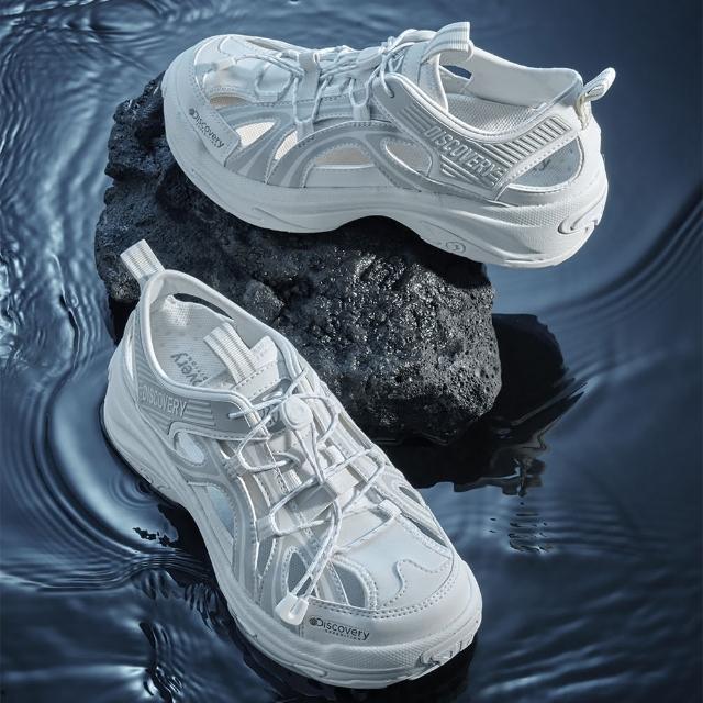【Discovery Expedition】Wave Sandy 休閒涼鞋(DXSH7244N-WHS)