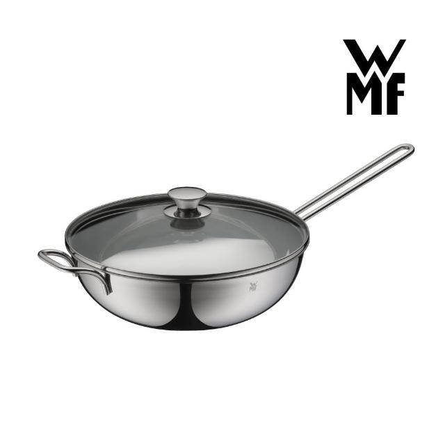 【WMF】不鏽鋼單手中式炒鍋 30cm 含蓋
