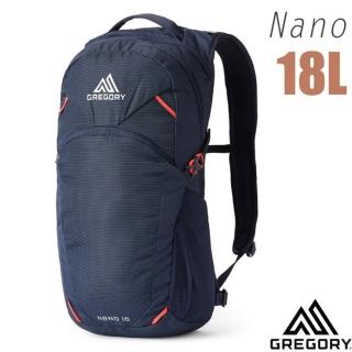 【Gregory】NANO 18L 多功能休閒後揹包.雙肩揹包.水袋揹包.登山健行揹包(153057-8885 火花藍)