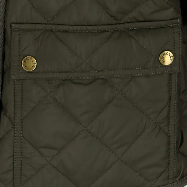 【MONCLER】女款CHITRE襯衫夾克-橄欖綠色(0號USA-XS、1號USA-S、2號USA-M、3號USA-L、4號USA-XL)