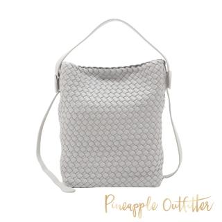 【Pineapple Outfitter】質感編織兩用水桶包(灰色)