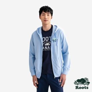 【Roots】Roots 男裝-NATURE IS MAGIC 連帽外套(復古牛仔)