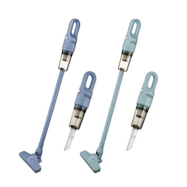 【KINYO】輕巧兩用手持吸塵器 HEPA濾網 600ml集塵桶 4M電源線(KVC-6225)