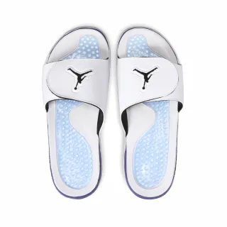 【NIKE 耐吉】JORDAN HYDRO V RETRO 男鞋 拖鞋 休閒鞋 喬丹 白紫(555501103)