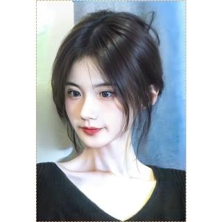 【時尚巴黎】現貨+預購 假瀏海全真髮假髮補髮片(修顏八字瀏海女假髮6款74ka15)