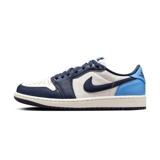 【NIKE 耐吉】Air Jordan 1 Low OG 男鞋 黑曜石藍色 皮革 透氣 AJ1 低筒 休閒鞋 CZ0790-400