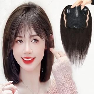 【時尚巴黎】現貨+預購 假瀏海全真髮假髮補髮片(蝶型瑞士網瀏海女假髮4款74ka6)