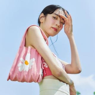 【JOSEPH AND STACEY】針織雛菊百褶包-小(多色/官方直營/JS百褶包/韓系/618)