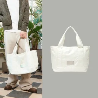 【MATIN KIM】官方旗艦 空氣感兩用大容量托特包(象牙白)