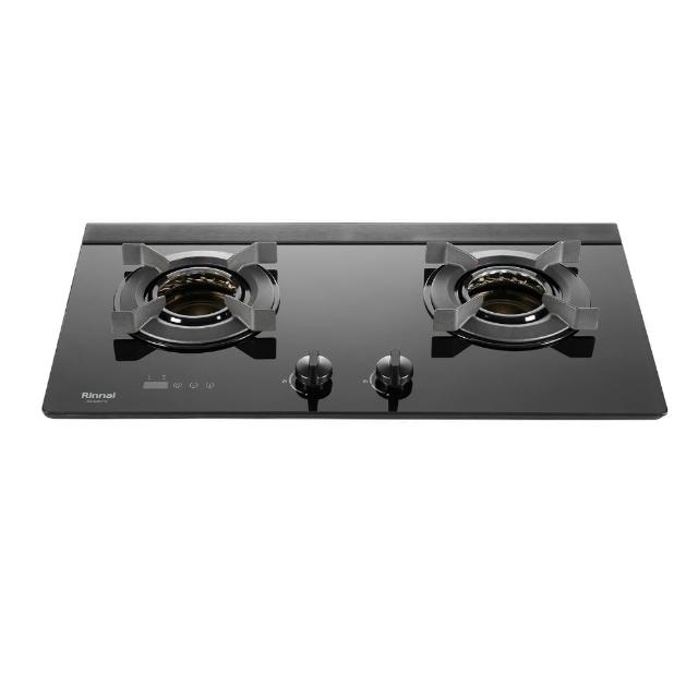 【林內】雙口爐內焰檯面爐LED旋鈕定時瓦斯爐(RB-N2621G-B基本安裝)