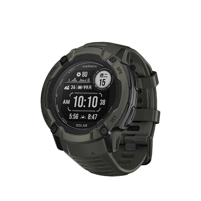 Garmin Instinct 2X 是一款堅固耐用的軍規級GPS運動手錶,適合路跑、游泳及室內運動愛好者。內建心率偵測、GPS精準定位、防潑水及游泳防水功能,支援睡眠監測、計步、久坐提醒、簡訊、Email、社群訊息及行動支付。單機作業系統不相容其他裝置,銀幕尺寸2吋以下,待機時間超過1個月。顏色選擇石墨黑或松石綠,NCC認證碼CCAF23LP0270T1。以上規格以原廠為準,如有變更不另行通知。無論是戶外探險或日常健身,這款手錶提供全面健康追蹤與智慧通知,助您維持活躍生活! Garmin INSTINCT 2X