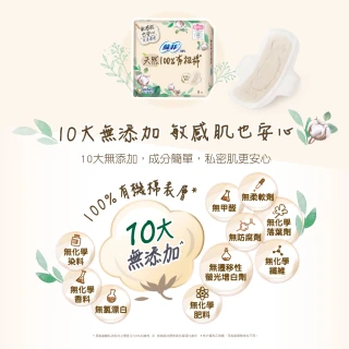 【Sofy 蘇菲】天然系列衛生棉23cm/26cm/29cm(6+6入/組)