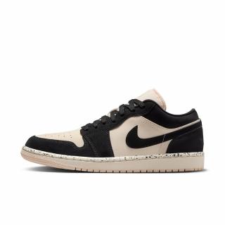 【NIKE 耐吉】WMNS AIR JORDAN 1 LOW 女鞋 休閒鞋 運動鞋 奶茶粉 黑(DC0774003)