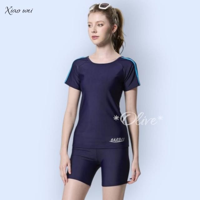 【沙兒斯】流行大女二件式短袖泳裝(NO.B9222258)