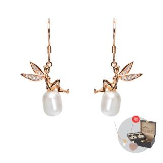 【Hommy Jewelry】Pure Pearl Transform 狂想夢精靈珍珠耳環(母親節禮物 珍珠)
