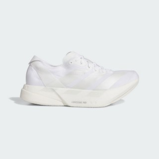 【adidas 愛迪達】ADIZERO ADIOS PRO 4 跑鞋(JR6366 男鞋 跑鞋 輕量 慢跑鞋 冰晶白)