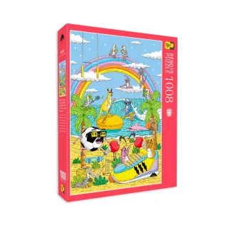 【雷諾瓦】青春潮浪/1008片拼圖/Mulga/璀璨(桌遊/益智/裝飾/送禮/禮物/療癒)