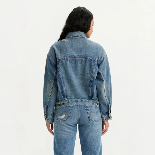 【LEVIS】女款 90年古著牛仔外套 丹寧外套 熱賣單品 002YZ-0001