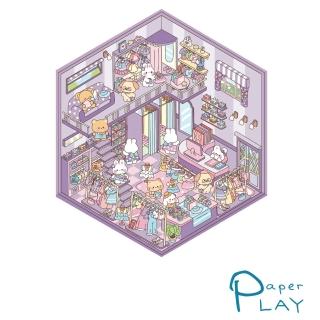 【Paper Play】3D貼紙 PET貼紙/可愛3D立體微縮小屋造景貼紙 PET創意貼紙組(12款任選)