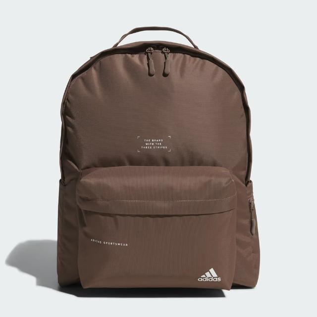 【adidas 愛迪達】Mh Bp 後背包 運動背包 雙肩背包 校園 通勤 休閒 棕(JF0727)