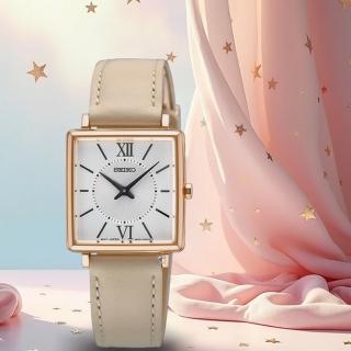 【SEIKO 精工】CS 獨特方形設計女錶 手錶(4N30-00N0W.SWR114P1)